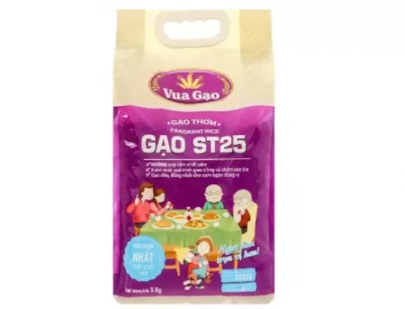 Gạo thơm ST25 VUA GẠO bịch 5kg