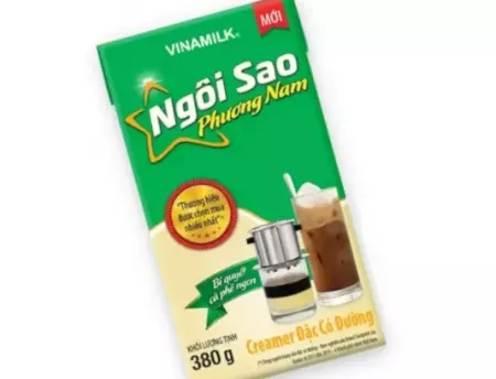 Sữa Đặc Ngôi Sao Phương Nam Xanh Lá Hộp Giấy 380G