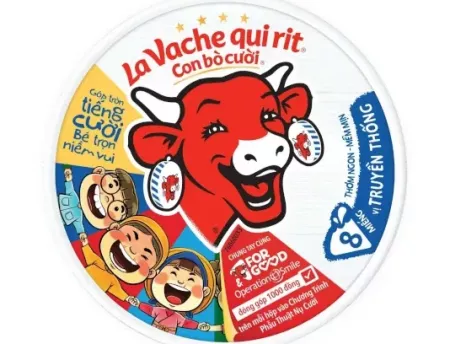 Phô mai Con Bò Cười 8 miếng hộp 112g