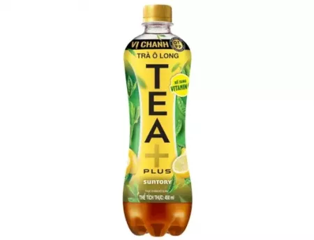 Trà Olong Tea+ chanh chai 450ml
